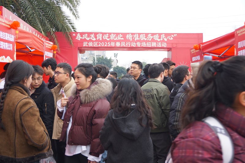 “百米小巷”人潮涌動(dòng)！瑞方人力助力2025年武侯區(qū)春風(fēng)行動(dòng)專場招聘會“開門紅” 第1張